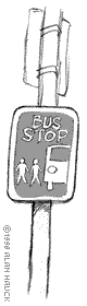 Bus Stop, Image Copyright 1998 Alan Hauck